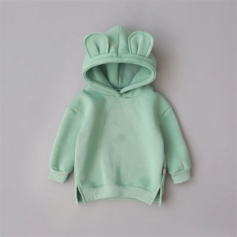 Spring Cotton Hooded Sweatshirt