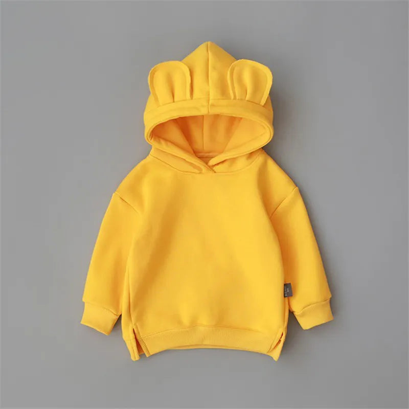 Spring Cotton Hooded Sweatshirt