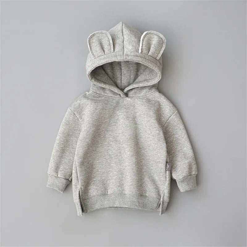 Spring Cotton Hooded Sweatshirt