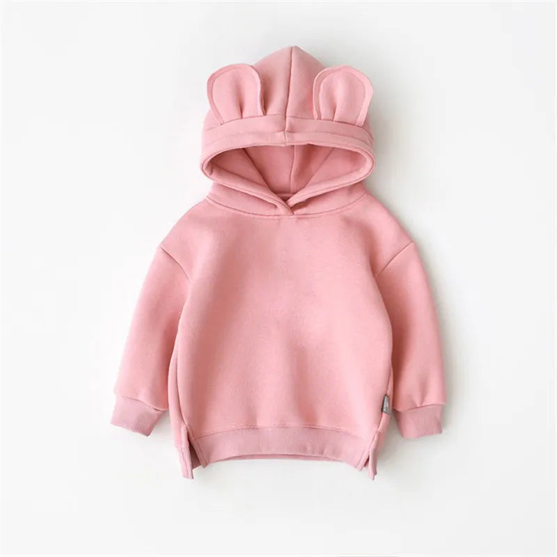 Spring Cotton Hooded Sweatshirt